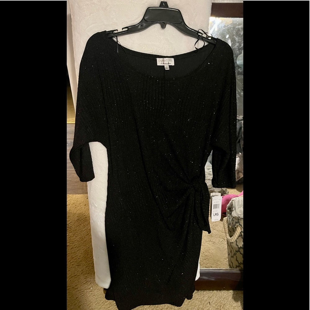 Black Sparkle Signature Large Dress